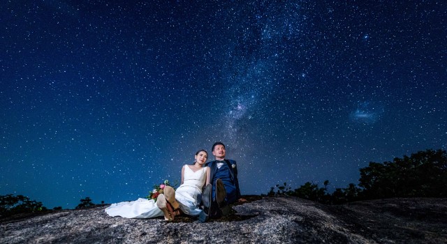 ケアンズ ビーチ＆星空 フォトウェディング