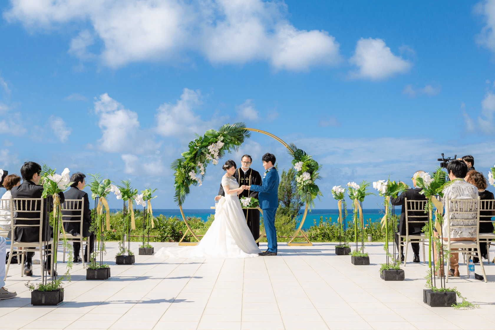 宮古島シーウッド ウェディングの費用 写真 沖縄結婚式 挙式 Hisウェディング