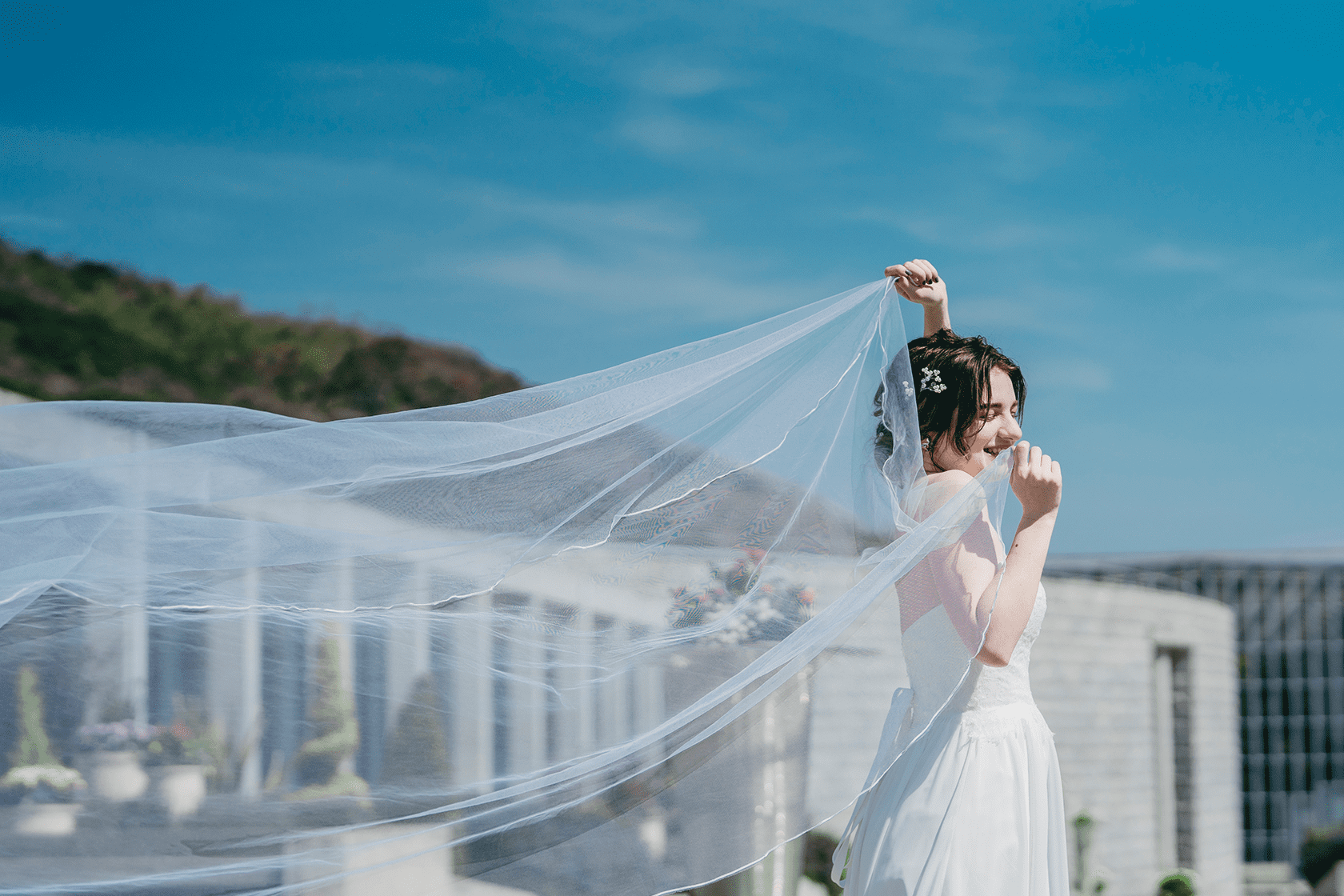 グランドニッコー淡路 海の教会の費用 写真 関西結婚式 挙式 Hisウェディング