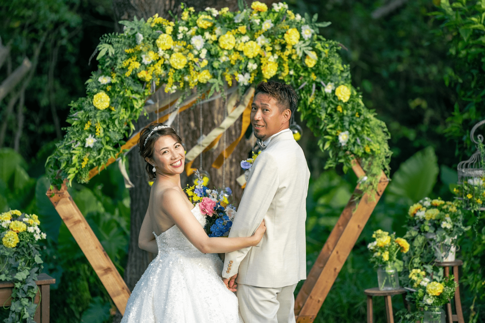 ホルトノキ ホテル トロピカルガーデン 沖縄の費用 写真 沖縄結婚式 挙式 Hisウェディング