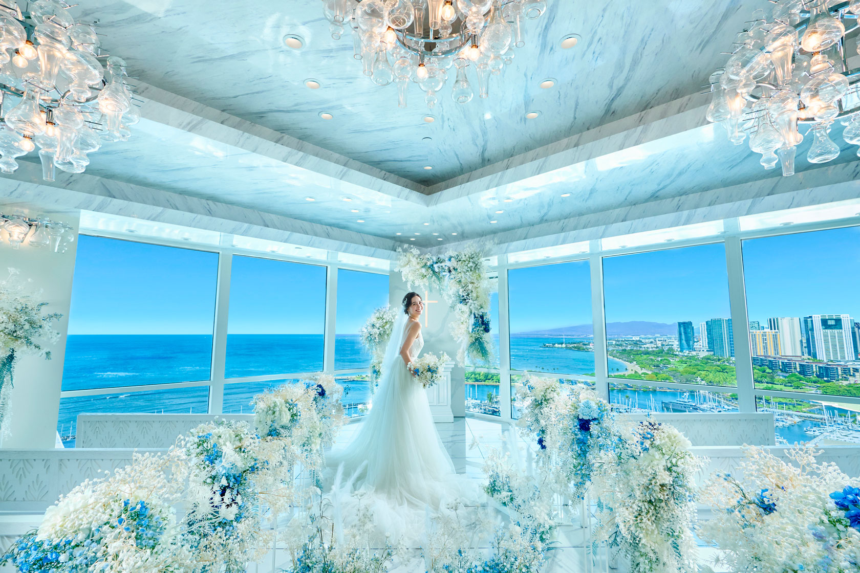 ザ・イリカイ・チャペルの費用・写真｜ハワイ結婚式｜HIS海外ウェディング