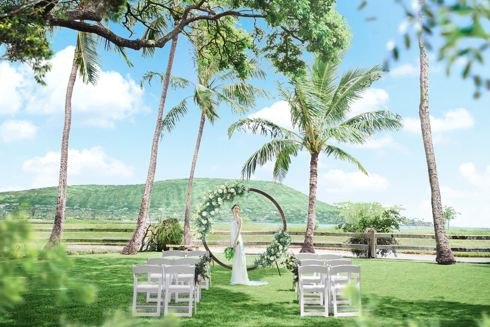 ザ・サーフ マウロアガーデンの費用・写真｜ハワイ結婚式・挙式｜HIS