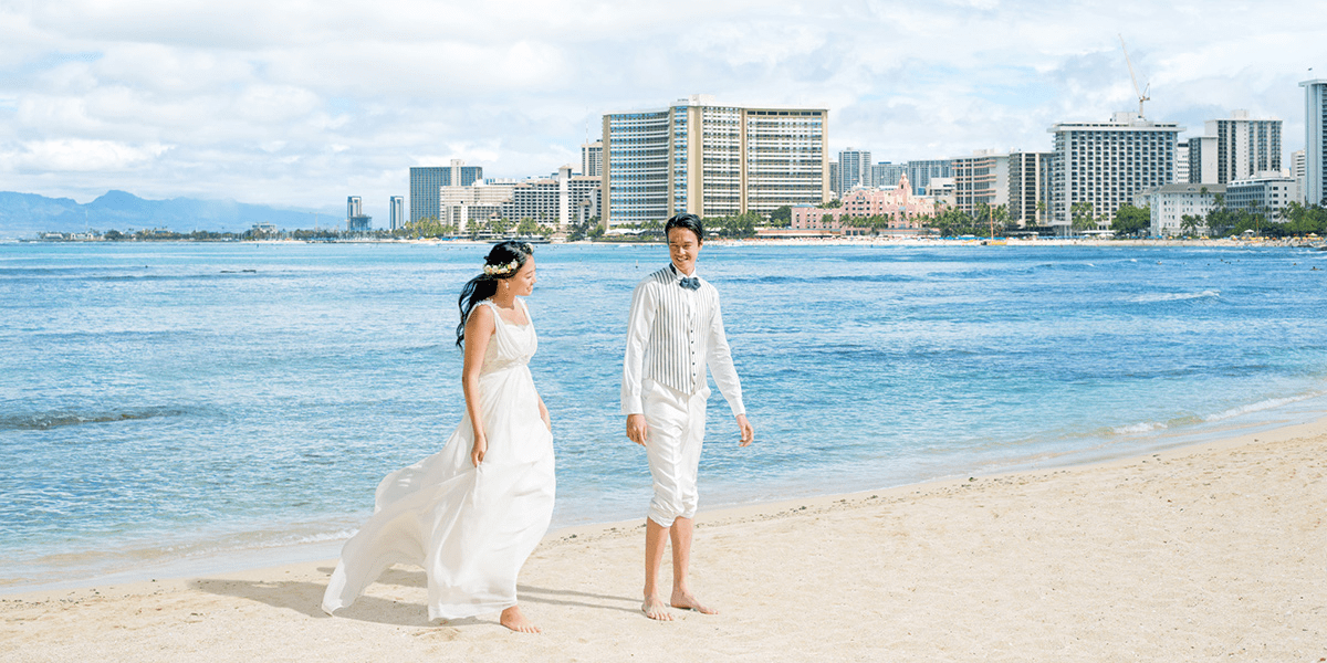 ユニティ教会の費用・写真｜ハワイ結婚式・挙式｜HIS海外ウェディング