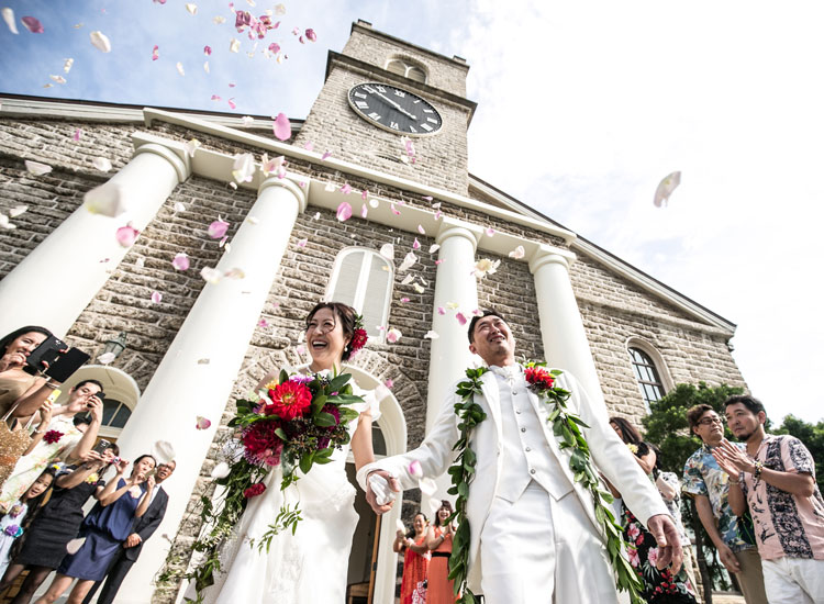 カワイアハオ教会の費用 写真 ハワイ結婚式 挙式 His海外ウェディング カワイアハオ教会の費用 写真 ハワイ結婚式 挙式 His海外ウェディング