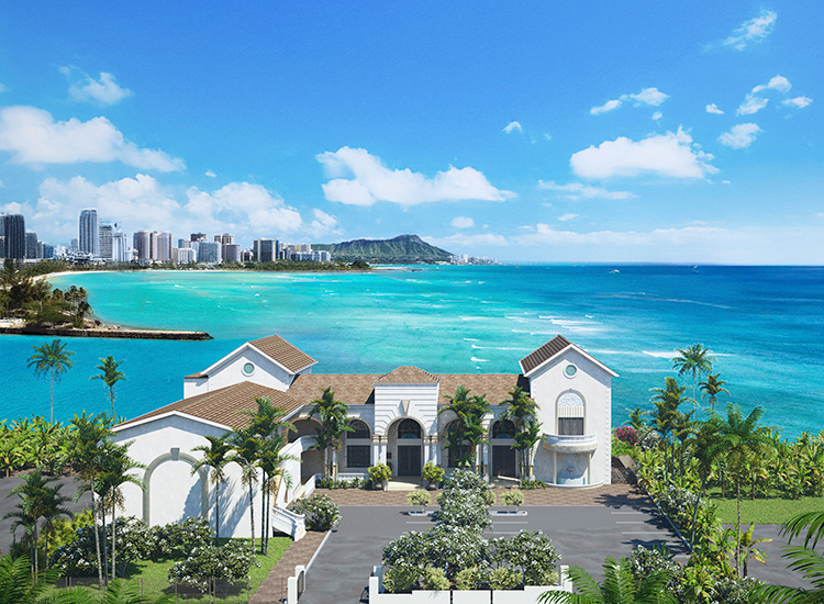 ザ テラス バイ ザ シーの費用 写真 ハワイ結婚式 挙式 His海外ウェディング