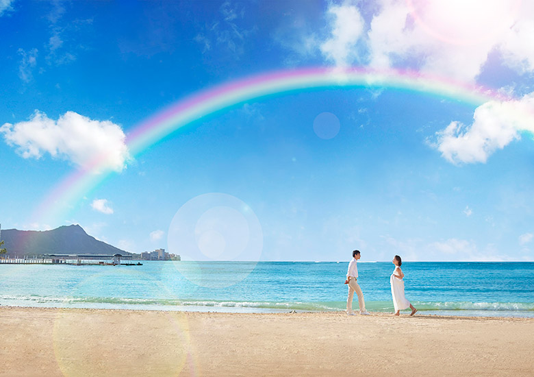 ダイヤモンドヘッド ホワイトビーチチャペルの費用 写真 ハワイ結婚式 挙式 His海外ウェディング ダイヤモンドヘッド ホワイトビーチチャペルの費用 写真 ハワイ結婚式 挙式 His海外ウェディング