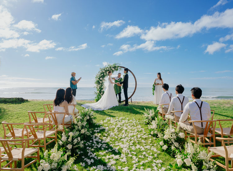 ザ・サーフ ポハクプナ ビーチクラブの費用・写真｜ハワイ結婚式・挙式