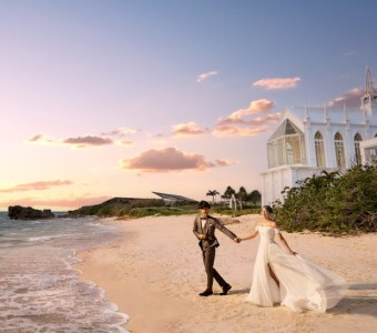 ラヴィファクトリー×ラソール ガーデン・アリビラ チャペル ビーチフォトプラン