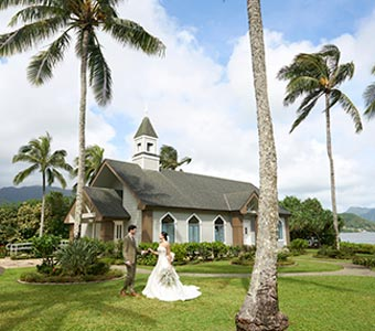 「LA-VIE FACTORY」×「ザ・プライベート・ガーデン アロハ・ケ・アクア チャペル」フォトウェディング