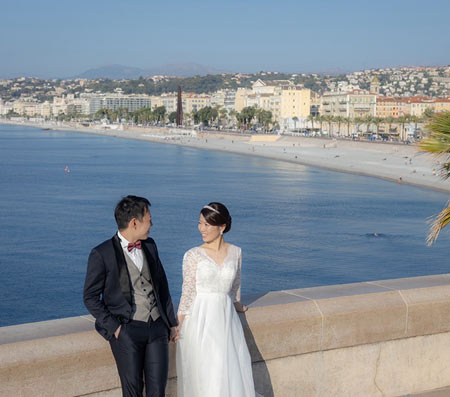 フランス ニース＆エズ村フォトウェディング