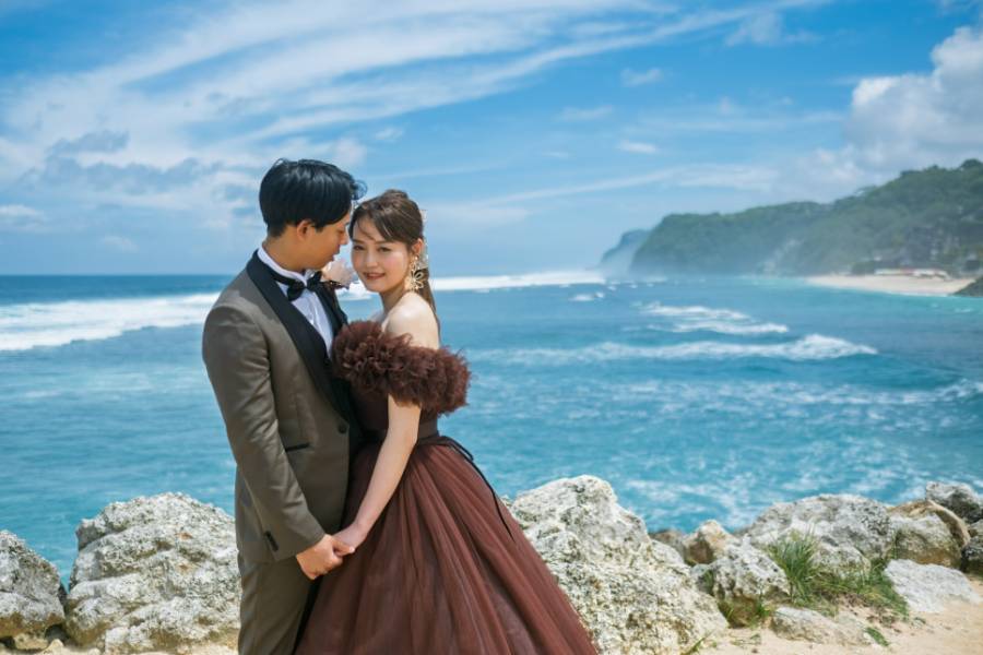 バリ島結婚式・挙式・ウェディング「バリ島 ビーチフォトウェディング」フォト