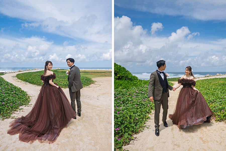 バリ島結婚式・挙式・ウェディング「バリ島 ビーチフォトウェディング」フォト