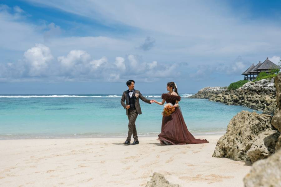 バリ島結婚式・挙式・ウェディング「バリ島 ビーチフォトウェディング」フォト