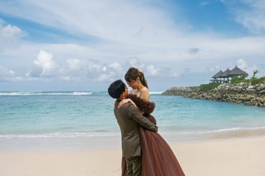 バリ島結婚式・挙式・ウェディング「バリ島 ビーチフォトウェディング」フォト