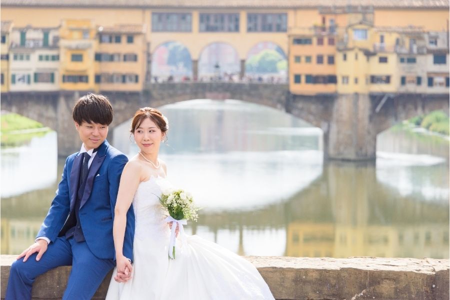 ヨーロッパ結婚式・挙式・ウェディング「イタリア フィレンツェフォトウェディング」フォト