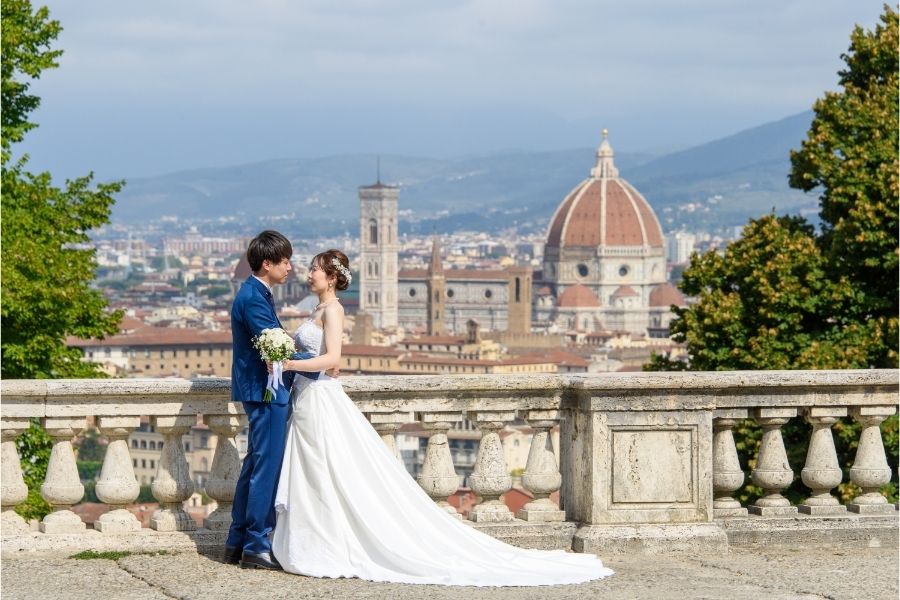 ヨーロッパ結婚式・挙式・ウェディング「イタリア フィレンツェフォトウェディング」フォト