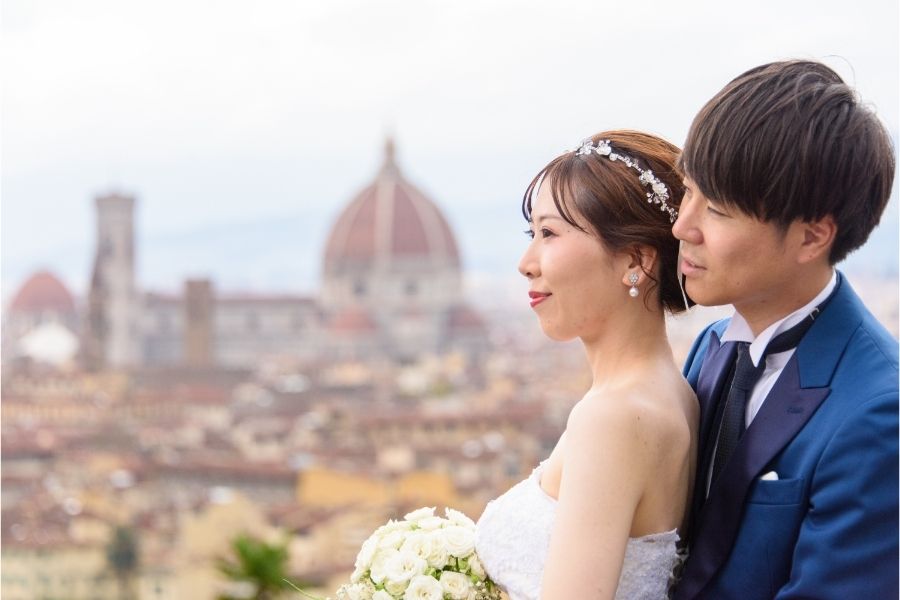 ヨーロッパ結婚式・挙式・ウェディング「イタリア フィレンツェフォトウェディング」フォト
