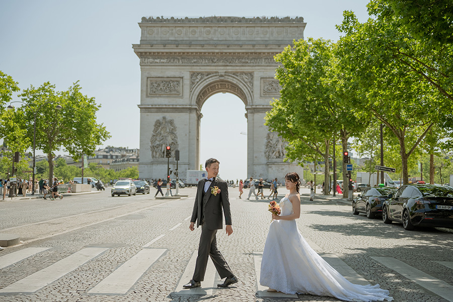 ヨーロッパ結婚式・挙式・ウェディング「手ぶらでOK！フランスフォトウェディング」卒花フォト・卒花写真