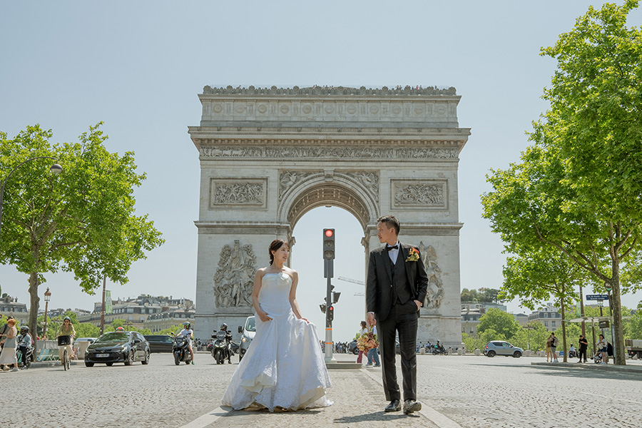 ヨーロッパ結婚式・挙式・ウェディング「手ぶらでOK！フランスフォトウェディング」卒花フォト・卒花写真