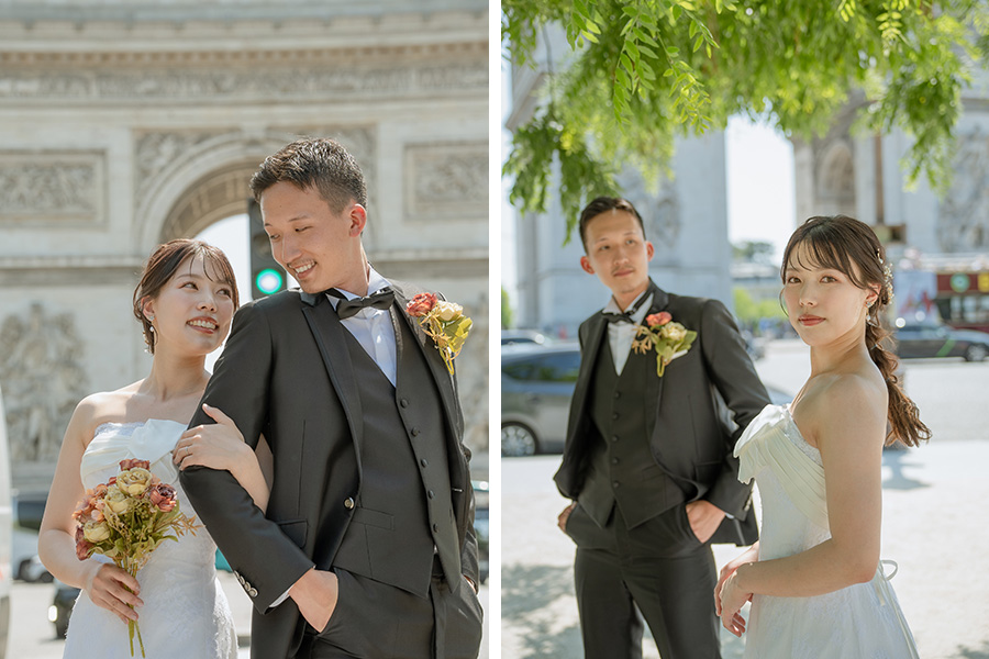 ヨーロッパ結婚式・挙式・ウェディング「手ぶらでOK！フランスフォトウェディング」卒花フォト・卒花写真