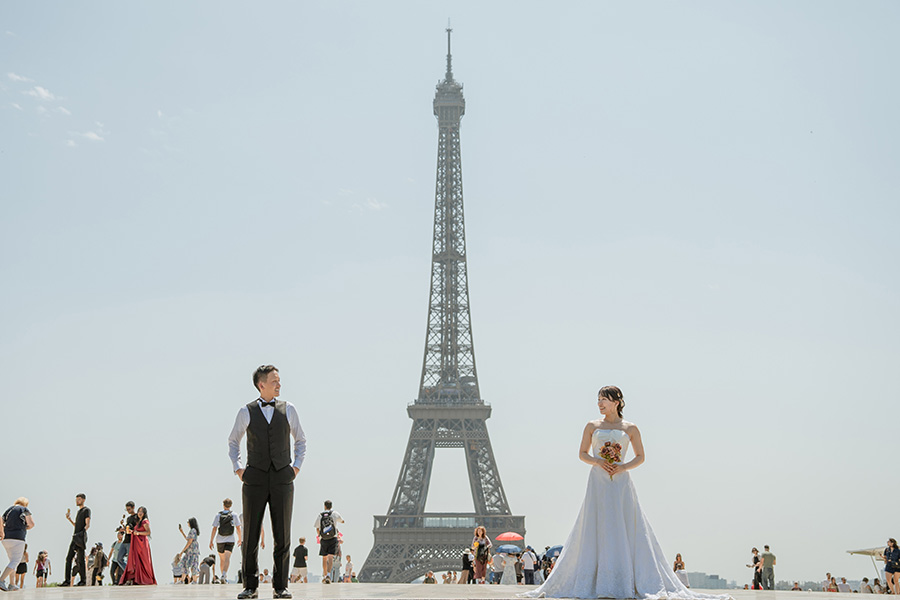 ヨーロッパ結婚式・挙式・ウェディング「手ぶらでOK！フランスフォトウェディング」卒花フォト・卒花写真