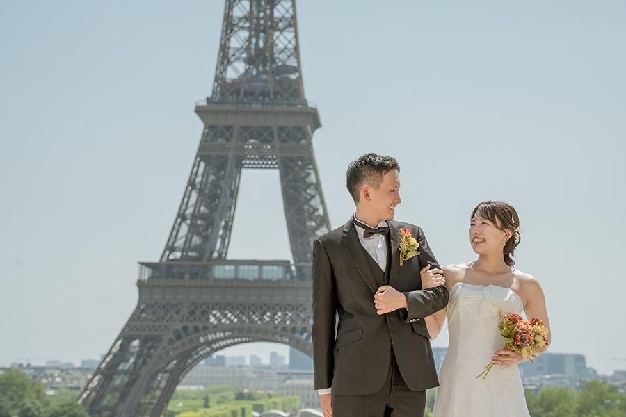 ヨーロッパ結婚式・挙式・ウェディング「手ぶらでOK！フランスフォトウェディング」卒花フォト・卒花写真