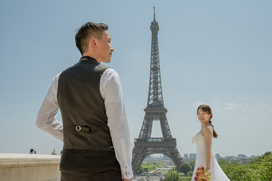 ヨーロッパ結婚式・挙式・ウェディング「手ぶらでOK！フランスフォトウェディング」卒花フォト・卒花写真