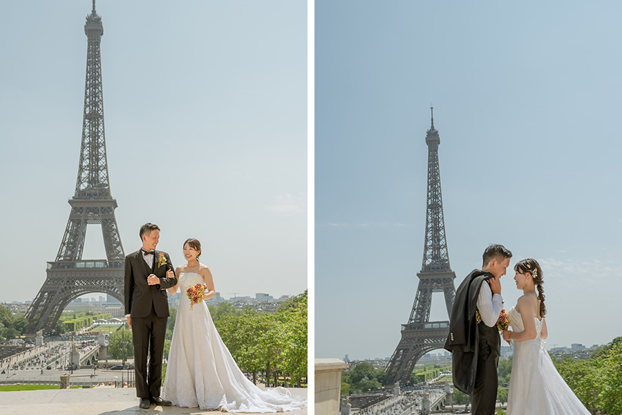 ヨーロッパ結婚式・挙式・ウェディング「手ぶらでOK！フランスフォトウェディング」卒花フォト・卒花写真