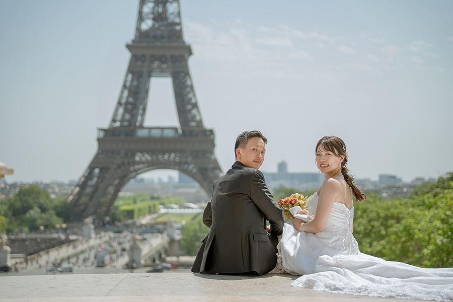 ヨーロッパ結婚式・挙式・ウェディング「手ぶらでOK！フランスフォトウェディング」卒花フォト・卒花写真