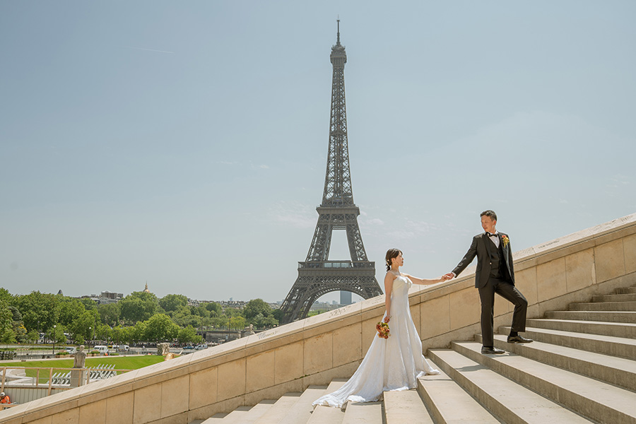 ヨーロッパ結婚式・挙式・ウェディング「手ぶらでOK！フランスフォトウェディング」卒花フォト・卒花写真