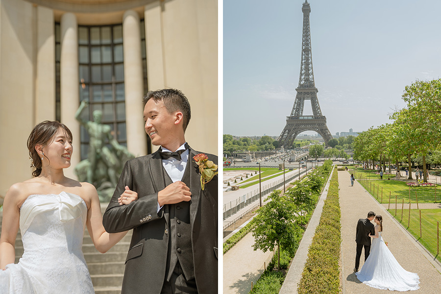 ヨーロッパ結婚式・挙式・ウェディング「手ぶらでOK！フランスフォトウェディング」卒花フォト・卒花写真