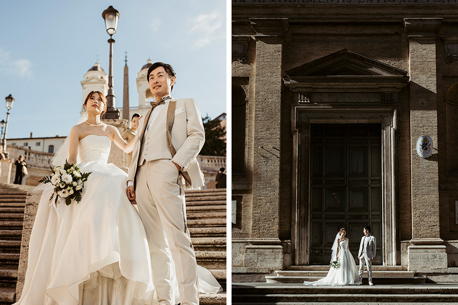 ヨーロッパ結婚式・挙式・ウェディング「イタリア ロ―マフォトウェディング」フォト