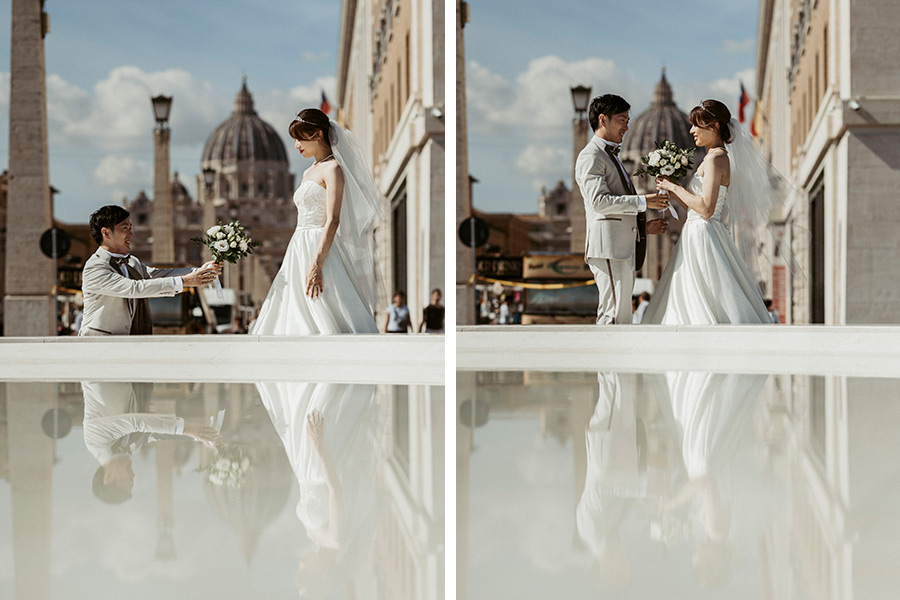 ヨーロッパ結婚式・挙式・ウェディング「イタリア ロ―マフォトウェディング」フォト