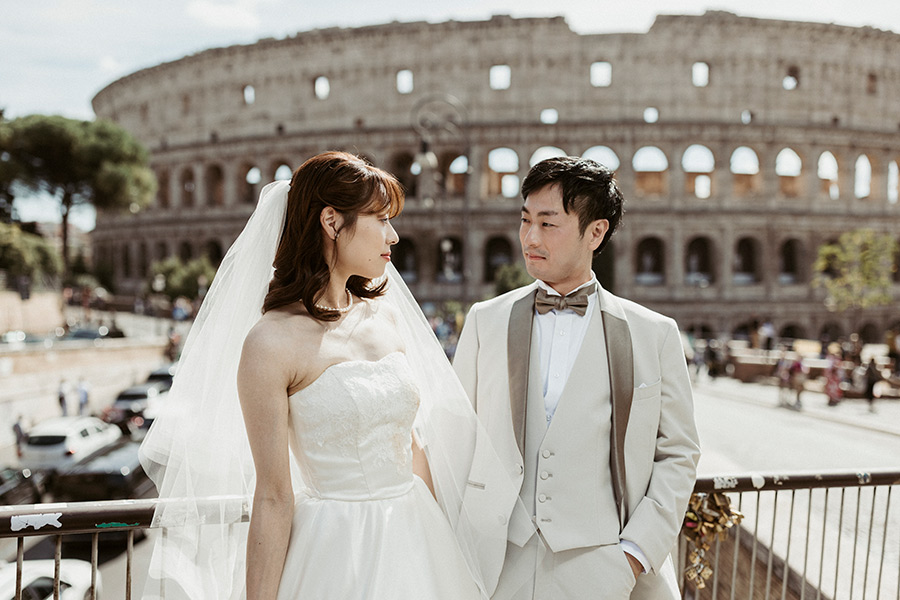 ヨーロッパ結婚式・挙式・ウェディング「イタリア ロ―マフォトウェディング」フォト