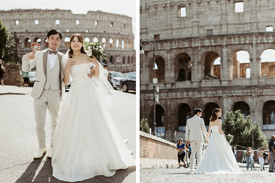 ヨーロッパ結婚式・挙式・ウェディング「イタリア ロ―マフォトウェディング」フォト