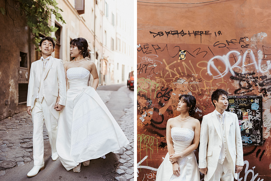 ヨーロッパ結婚式・挙式・ウェディング「イタリア ロ―マフォトウェディング」フォト