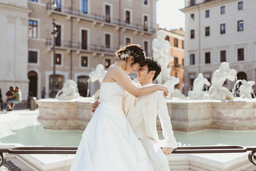 ヨーロッパ結婚式・挙式・ウェディング「イタリア ロ―マフォトウェディング」フォト