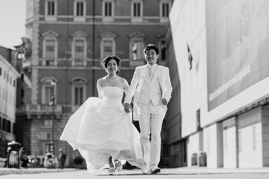 ヨーロッパ結婚式・挙式・ウェディング「イタリア ロ―マフォトウェディング」フォト