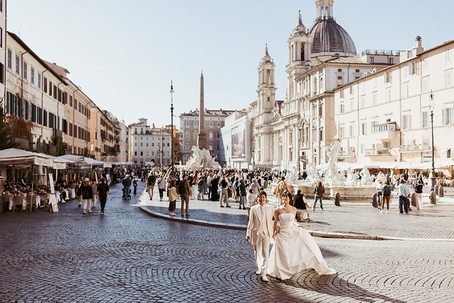 ヨーロッパ結婚式・挙式・ウェディング「イタリア ロ―マフォトウェディング」フォト
