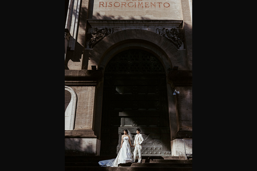 ヨーロッパ結婚式・挙式・ウェディング「イタリア ロ―マフォトウェディング」フォト