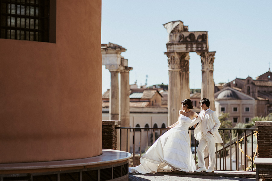 ヨーロッパ結婚式・挙式・ウェディング「イタリア ロ―マフォトウェディング」フォト
