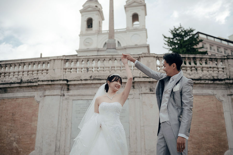 ヨーロッパ結婚式・挙式・ウェディング「イタリア ロ―マフォトウェディング」フォト