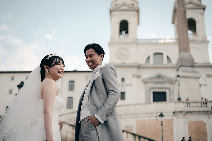 ヨーロッパ結婚式・挙式・ウェディング「イタリア ロ―マフォトウェディング」フォト