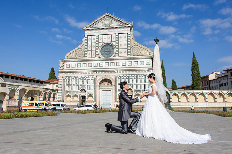 ヨーロッパ結婚式・挙式・ウェディング「イタリア フィレンツェフォトウェディング」フォト