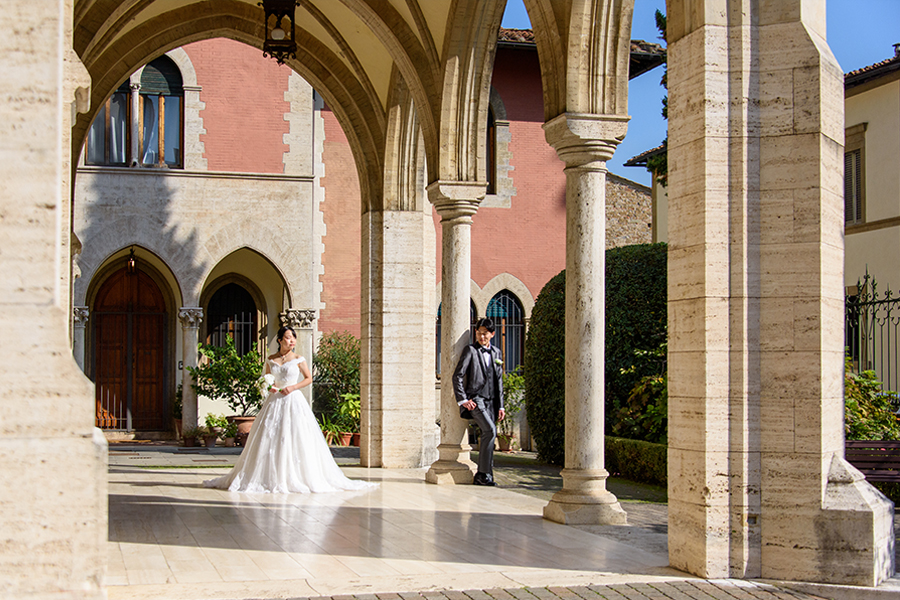 ヨーロッパ結婚式・挙式・ウェディング「イタリア フィレンツェフォトウェディング」フォト