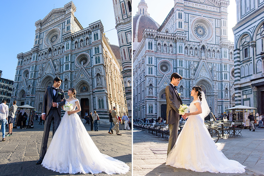 ヨーロッパ結婚式・挙式・ウェディング「イタリア フィレンツェフォトウェディング」フォト