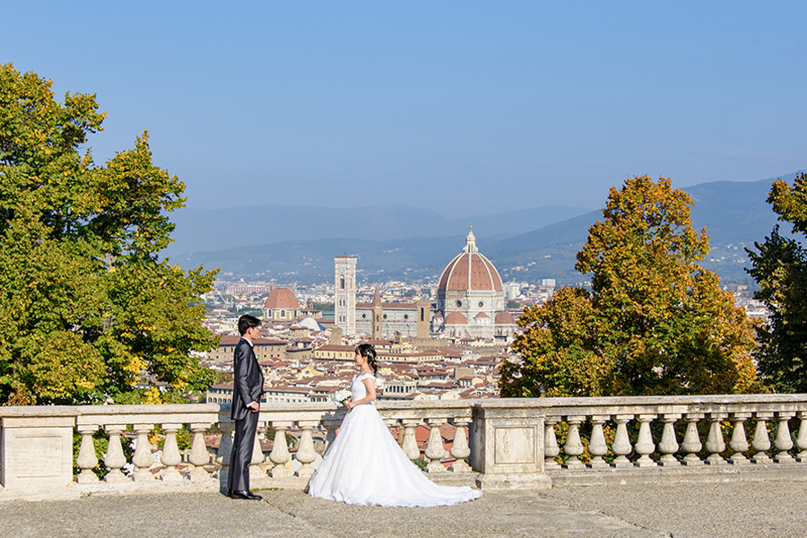 ヨーロッパ結婚式・挙式・ウェディング「イタリア フィレンツェフォトウェディング」フォト