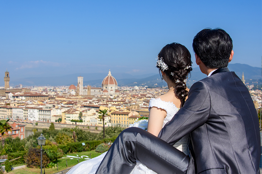 ヨーロッパ結婚式・挙式・ウェディング「イタリア フィレンツェフォトウェディング」フォト