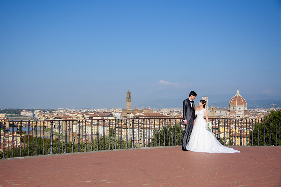 ヨーロッパ結婚式・挙式・ウェディング「イタリア フィレンツェフォトウェディング」フォト