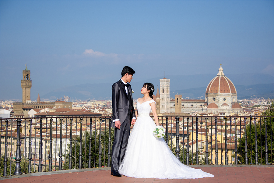ヨーロッパ結婚式・挙式・ウェディング「イタリア フィレンツェフォトウェディング」フォト